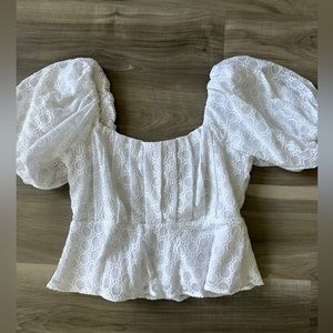 Puff sleeve top brand new with tags